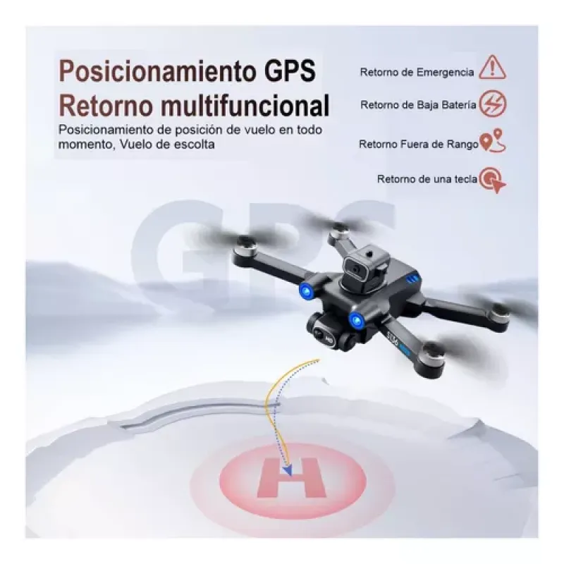 Comprar Drone Dual Cam D31 Gps Con Sensores en Electroshopy - Ángulo 4